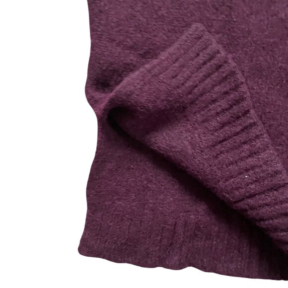 Johnny Was Womens Burgundy Wool Blend Sweater Size Note - Picture 7 of 8